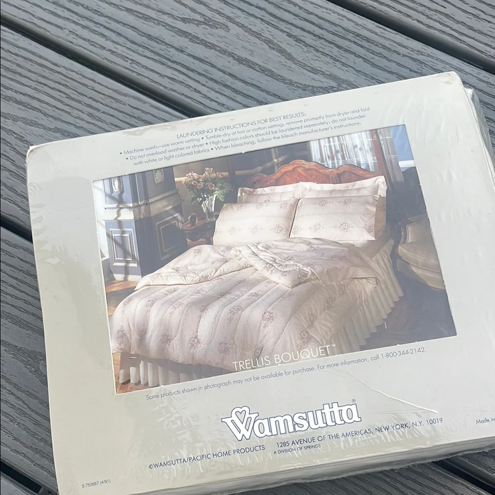 ☀️ 180 Thread Count Full Size Floral Sheet Set - Picture 2 of 3